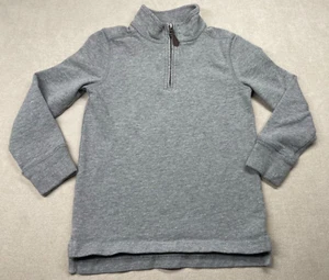 Crewcuts Sweatshirt Boys 4/5 Gray Sueded Half Zip Pullover - Picture 1 of 6