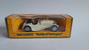 Vintage Matchbox Y-1 1936 Cream Jaguar Car SS-100, Models of Yesteryear, 1:38 - Picture 1 of 10