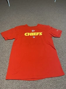 Vintage 2000s Kansas City Chiefs Reebok NFL Kids XL Graphic T Shirt - Picture 1 of 9
