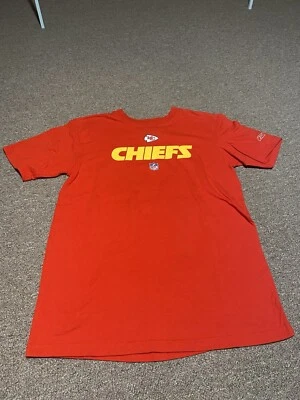 Camiseta gráfica XL vintage de los Kansas City Chiefs de la década de 2000 Reebok NFL para niños Foto 1 de 4