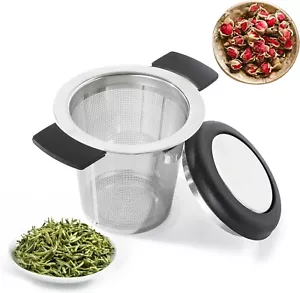 Upgraded Tea Infusers For Loose Tea Extra Fine Mesh Stainless Steel Tea Strainer - Picture 1 of 8