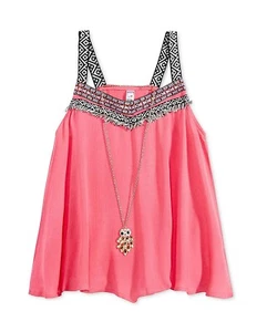 Beautees Girls Tank Top shirt Large Pink - Picture 1 of 3