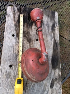 Antique Cast Iron Outdoor Light Fixture, Factory, Railroad, Industrial - Picture 1 of 6