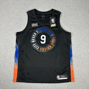 New York Knicks NWT Nike Swingman Basketball Jersey 2XL Black RJ Barrett #9 - Bild 1 von 12