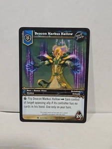 World of Warcraft TCG Deacon Markus Hallow - Fires of Outland 1/246 - Picture 1 of 2