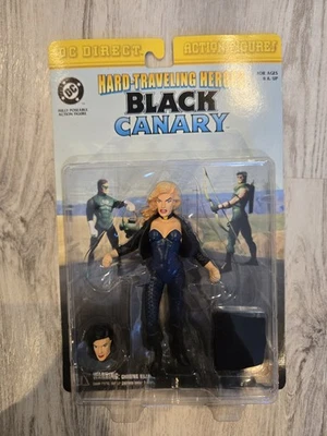 DC Direct Hard Traveling Heroes Black Canary 2000 6" Vintage Adjustable Figure - Image 1 of 4
