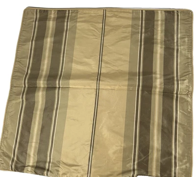 NEW w/ TAGS Restoration Hardware Pillow Cover 19" Honey Silk Multistripe - Image 1 of 4
