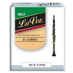 D'Addario Woodwinds La Voz Bb Clarinet Reeds, Strength Medium, 10-pack - RCC10MD - Picture 1 of 1