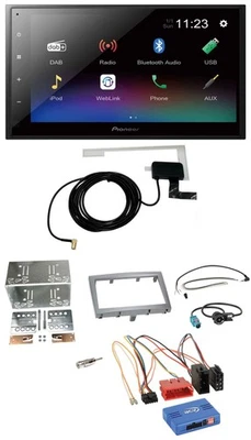 Pioneer DAB Lenkrad Bluetooth 2DIN USB Autoradio für Porsche Boxster 2004-2009 - Bild 1 von 4