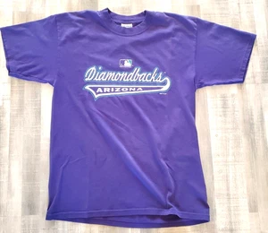 Camiseta de béisbol vintage Y2K para hombre Arizona Diamondbacks talla adulto grande púrpura - Imagen 1 de 7