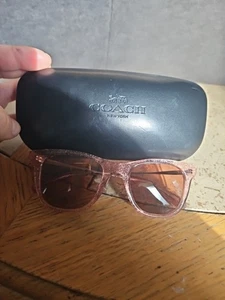 Coach Sunglasses Transparent Pink HC8290 - Picture 1 of 8