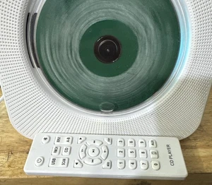 RoHs KC-806 Reproductor de CD Color Blanco Bluetooth Altavoz Radio con Música de CD’s - Imagen 1 de 7