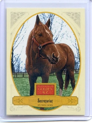 2012 Panini Golden Age SECRETARIAT #108-SP /54 RARE HORSE BASE SP VARIATION - Image 1 of 2