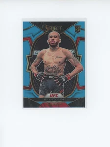 2023 Panini Select UFC Sean Woodson #23 Concourse Light Blue Prizm 47/249 Rookie - Bild 1 von 2