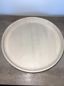 Dansk international light beige wooden platter 16” Decor & Party Fruit Platter - Picture 1 of 6