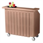 Cambro BAR540194 Cambar 54" Granite Sand Polyethylene Portable Bar