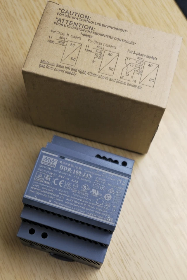 MEAN WELL HDR-100-24N 24V 4.2A DIN-Netzteil – Neu – Rechnung/MwSt - Bild 1 von 1