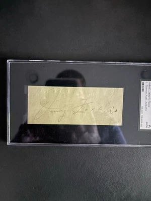 JIMMIE FOXX AUTO CUT JSA LOA  - Image 1 of 4