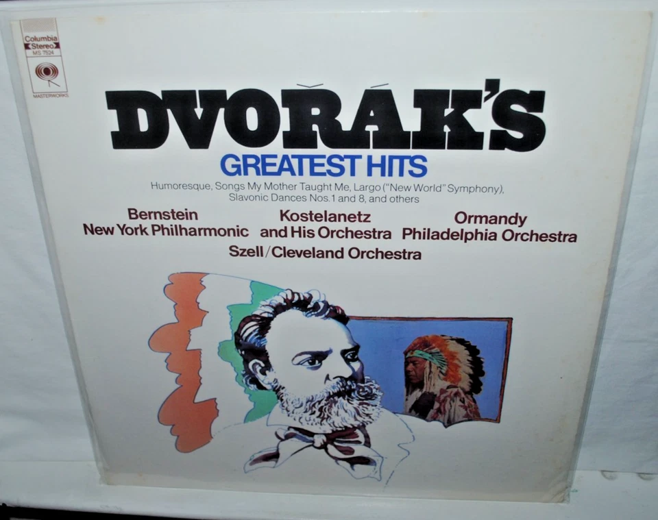 Leonard Bernstein, DVORAK'S GREATEST HITS LP record Columbia Masterworks MS 7525 Foto 1 de 1