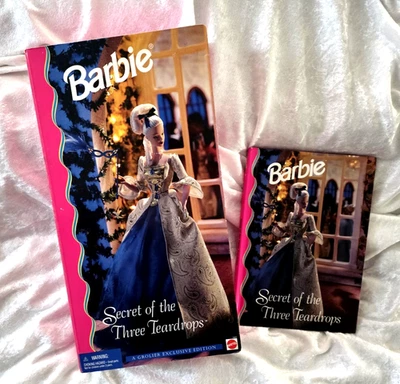 Boneca Barbie Secret of the Three Teardrops * Livro de histórias incluído *Edição Grolier - Imagem 1 de 4