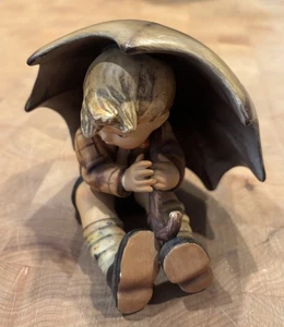 Goebel M.I. vintage Figurina Hummel OMBRELLO RAGAZZO Hum 152/0 A Germania Ovest 1956 - Foto 1 di 7