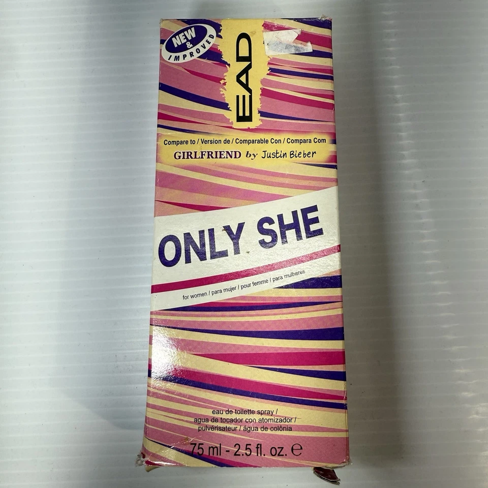 Lote de 2x EAD Only She Perfume Spray Feminino 2,5 oz 75ml Eau De Toilette - Imagem 1 de 4