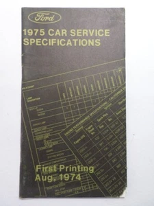 1975 Ford Truck Service Specifications Manual Lot B - Foto 1 di 4