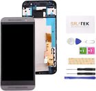 For HTC One M9 LCD Display Touch Screen Replacement Assembly Grey Frame Tools