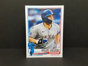 2025 Topps Heritage #76R-22 Corey Seager, Texas Rangers - 1976 Inserto ridefinito - Foto 1 di 2