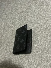 Louis Vuitton Pocket Organiser Card Holder Wallet Black Fast Delivery 🚚