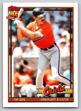 1991 Topps Traded #37T Dwight Evans