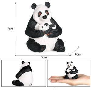 Realistic Panda Animal Figures Model Mother's Love Educational Learning Toy Gift - Picture 1 of 2