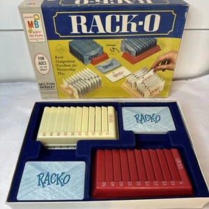 Vintage 60’s Toy Game Rack-O Card Game Complete in Original Box Milton Bradley - Picture 1 of 4