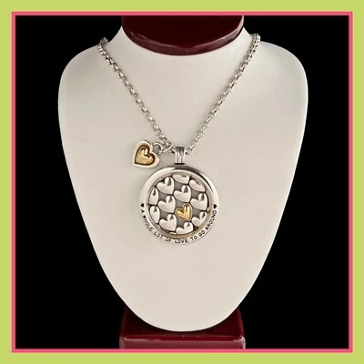 Brighton Fashionista A WHOLE LOT OF LOVE TO GO AROUND HEART Necklace NWT - Image 1 of 4
