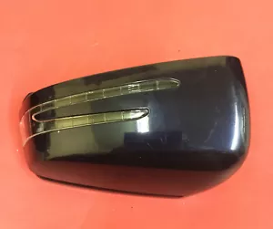 2014-2019 MERCESDES BENZ GLA 250LEFT SIDE MIRROR COVER WITH SIGNAL DARK BLUE - Picture 1 of 5