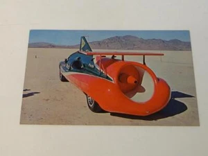 Bonneville Salt Flats Art Afrons Green Monster Postcard Post Card 1964 - Picture 1 of 3