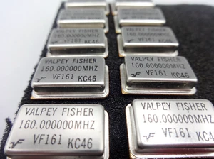 VINTAGE VALPEY FISHER VF161 160.000000 MHz CRYSTAL OSCILLATOR LOT OF (10) NEW - Picture 1 of 1