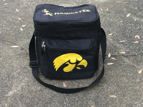 University of Iowa Hawkeyes Insulated Soft Lunch Bag Lunchbox Cooler Cover