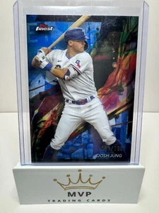 2024 Topps Finest Josh Jung #29 Blue Refractor Texas Rangers 003/200 - Bild 1 von 3