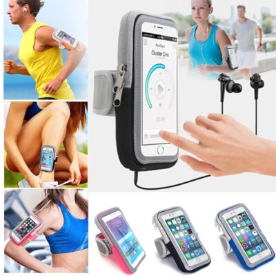 Waterproof Sport Running Jogging Gym Armband Pouch Bag Phone Case Cover Holder - Image 1 of 4