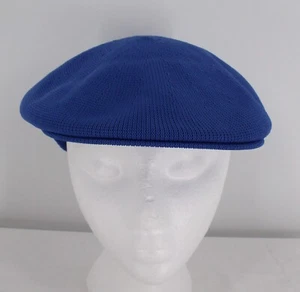 Cappello medio vintage Leyton made in USA Newsboy Cabbie Golf blu reale - Foto 1 di 7