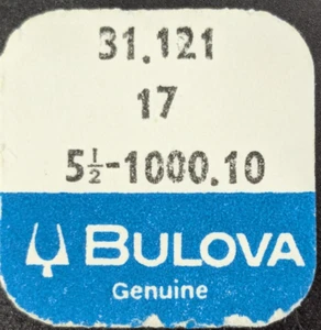 NOS NEU Original Bulova Cal 1000.10 Kupplungsrad Vintage Uhr Teil #17 31.121 - Bild 1 von 2