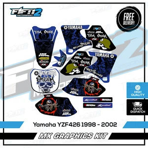 Yamaha YZF 426 1998 - 2002 Motocross Graphics Kit Stickers Decals Wrap - Picture 1 of 2