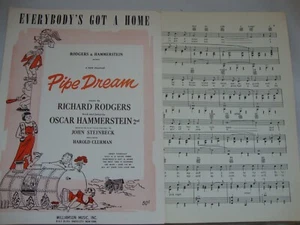 EVERYBODY'S GOT A HOME de PIPE DREAM Piano Partituras Canción 1955 - Imagen 1 de 1