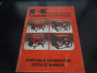 Kawasaki OEM Portable Generator Service Manual KG700B 1500B 2600B 99964-0019-01