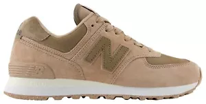 BRAND NEW New Balance Women's 574 Shoes, Brown/White - Medium/B - Picture 1 of 5