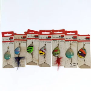 7 pcs Vintage Lure D.A.M Rare Lure Hard To Find Spinner LIMITED EDITION FREESHIP - Picture 1 of 4