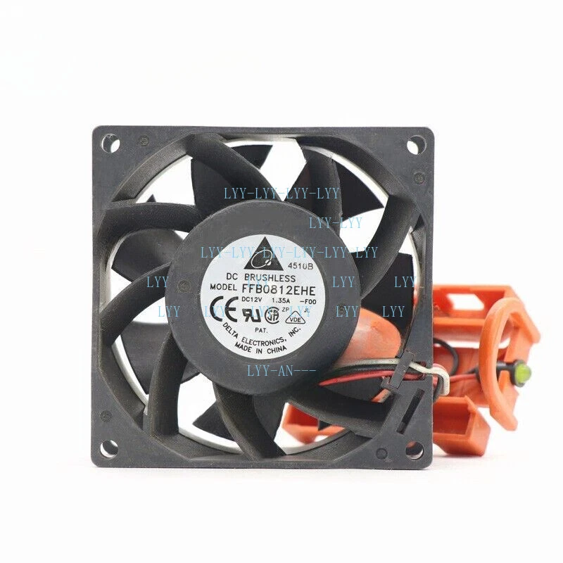 Delta Electronics DC12V 1.35A 80 x 38mm DC Brushless Fan FFB0812EHE-F00
