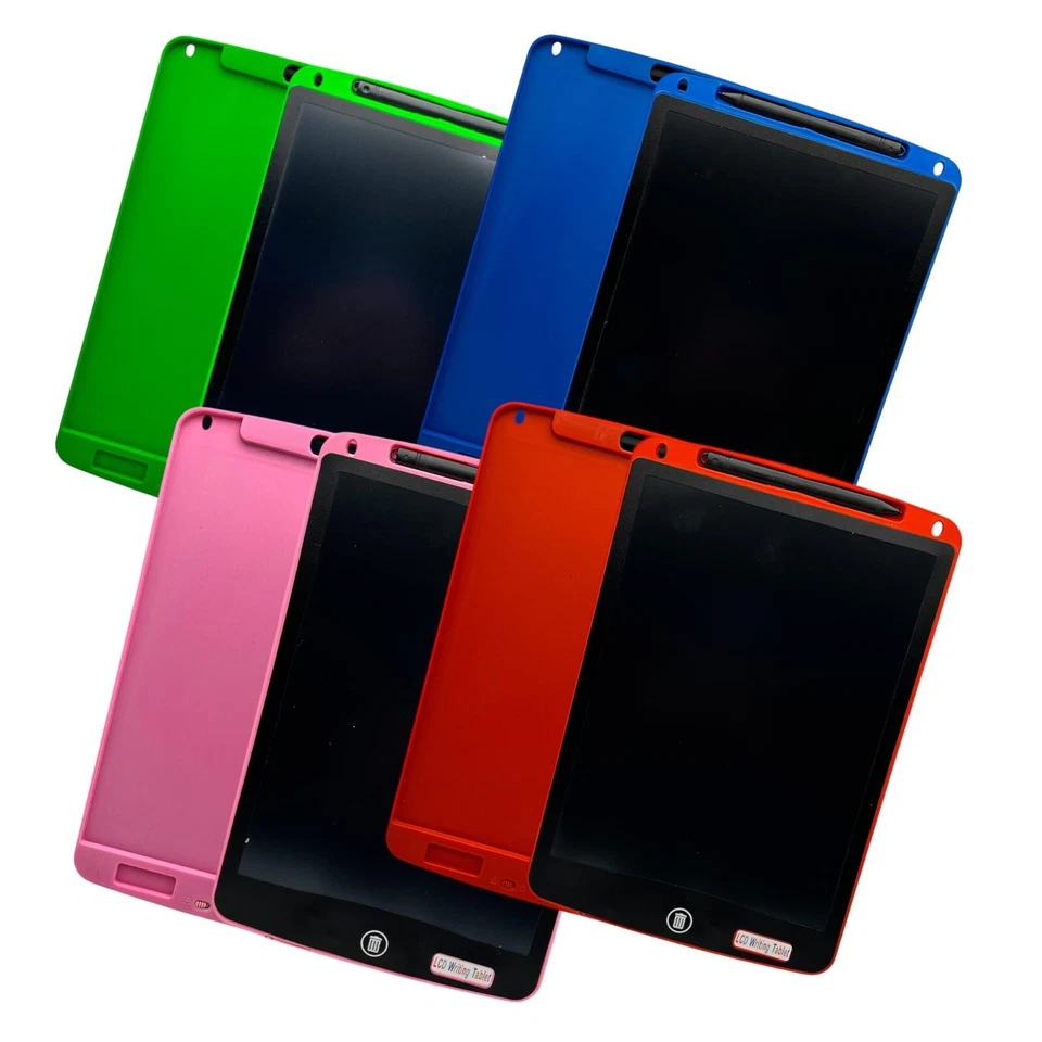 12" LCD Writing Tablet Reusable Writing Board Drawing Pad One-Click Erase & Lock - Image 1 of 1