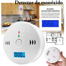 Detector Monóxido De Carbono Co Gas Sensor Inteligente LCD Alarma Humo CO alarma